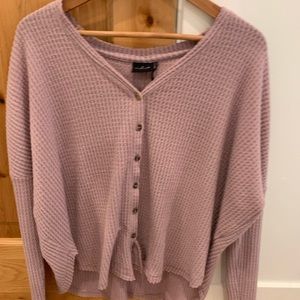 Purple urban outfitters cardigan